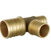 Jones Stephens C76021LF 1& x 3/4& x 3/4& F1807 Brass PEX Reducing Tee, Bag of 25 - One-stop shop for professional tools and equipment.