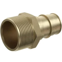 Jones Stephens F76847 1& F1960 x MIP Brass PEX Adapter, Bag of 10 - One-stop shop for professional tools and equipment.
