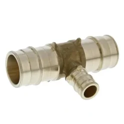 Jones Stephens F76905 1/2& x 1/2& x 3/4& F1960 Brass PEX Reducing Tee, Bag of 25 - One-stop shop for professional tools and equipment.