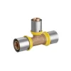 Jones Stephens PT201620 20 mm (1/2& eq.) x 20 mm (1/2& eq.) x 16 mm (3/8& eq.) PEXALGAS® Reducing Tee - One-stop shop for professional tools and equipment.