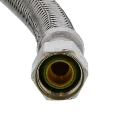 Jones Stephens S04206 1/2& Compression x 1/2& FIP x 12” Braided Stainless Steel Faucet Connector - One-stop shop for professional tools and equipment.