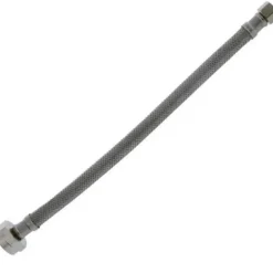 Jones Stephens S04255 3/8& Compression x 7/8& BC x 12” Braided Stainless Steel Toilet Connector with Brass Nut - One-stop shop for professional tools and equipment.