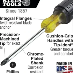 Klein Tools 603-1 Screwdriver - One-stop shop for professional tools and equipment.