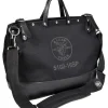 Klein Tools 510216SPBLK Deluxe Tool Bag, Black Canvas, 13 Pockets, 16-Inch - One-stop shop for professional tools and equipment.