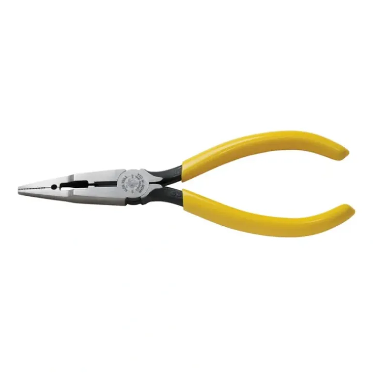 Klein Tools VDV026-049 Pliers, Connector Crimping Needle Nose, 7-Inch - One-stop shop for professional tools and equipment.