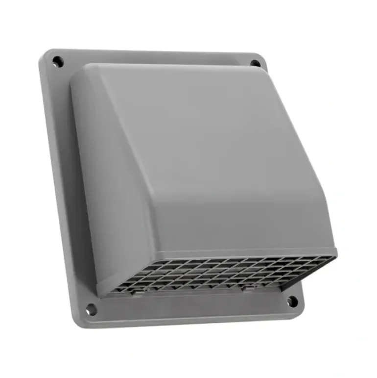 Lambro 3510G 6 Inch Gray Plastic Wall Exhaust Or Air Intake Vent – Hinged Screen – (Removable Damper) - One-stop shop for professional tools and equipment.