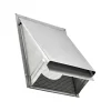 Lambro 3480MSNT 8 Inch Aluminum Wall Exhaust Hood Exhaust Vent – Damper – Wire Mesh Screen – Flush Mount - One-stop shop for professional tools and equipment.