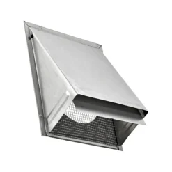 Lambro 3460MSNT 6 Inch Aluminum Wall Exhaust Hood Bath Fan Vent – Damper – Wire Mesh Screen – Flush Mount - One-stop shop for professional tools and equipment.