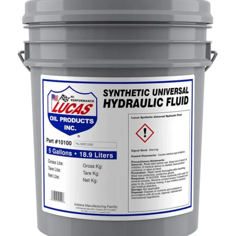 Lucas Oil 10100 Synthetic Universal Hydraulic Fluid/5 Gallon Pail - One-stop shop for professional tools and equipment.