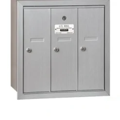 Mailboxes 3504ARU Salsbury Vertical Mailbox - 4 Doors - Aluminum - Recessed Mounted - USPS Access - One-stop shop for professional tools and equipment.