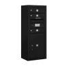Mailboxes 3810S-03BFP Salsbury 10 Door High Surface Mounted 4C Horizontal Mailbox with 3 Doors and 1 Parcel Locker in Black with Private Bccess - One-stop shop for professional tools and equipment.