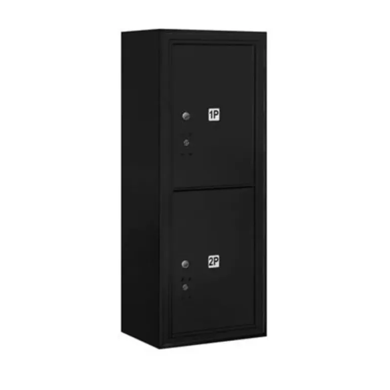 Mailboxes 3810S-2PBFP Salsbury 10 Door High Surface Mounted 4C Horizontal Parcel Locker with 2 Parcel Lockers in Black with Private Bccess - One-stop shop for professional tools and equipment.