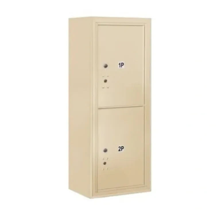 Mailboxes 3810S-2PSFU Salsbury 10 Door High Surface Mounted 4C Horizontal Parcel Locker with 2 Parcel Lockers in Sandstone with USPS Sccess - One-stop shop for professional tools and equipment.
