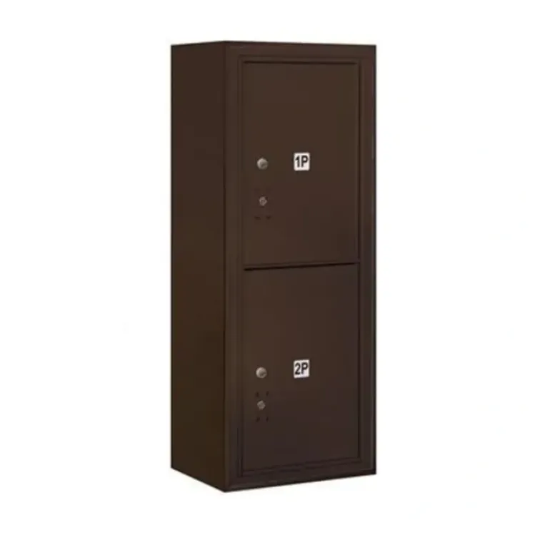 Mailboxes 3810S-2PZFP Salsbury 10 Door High Surface Mounted 4C Horizontal Parcel Locker with 2 Parcel Lockers in Bronze with Private Zccess - One-stop shop for professional tools and equipment.