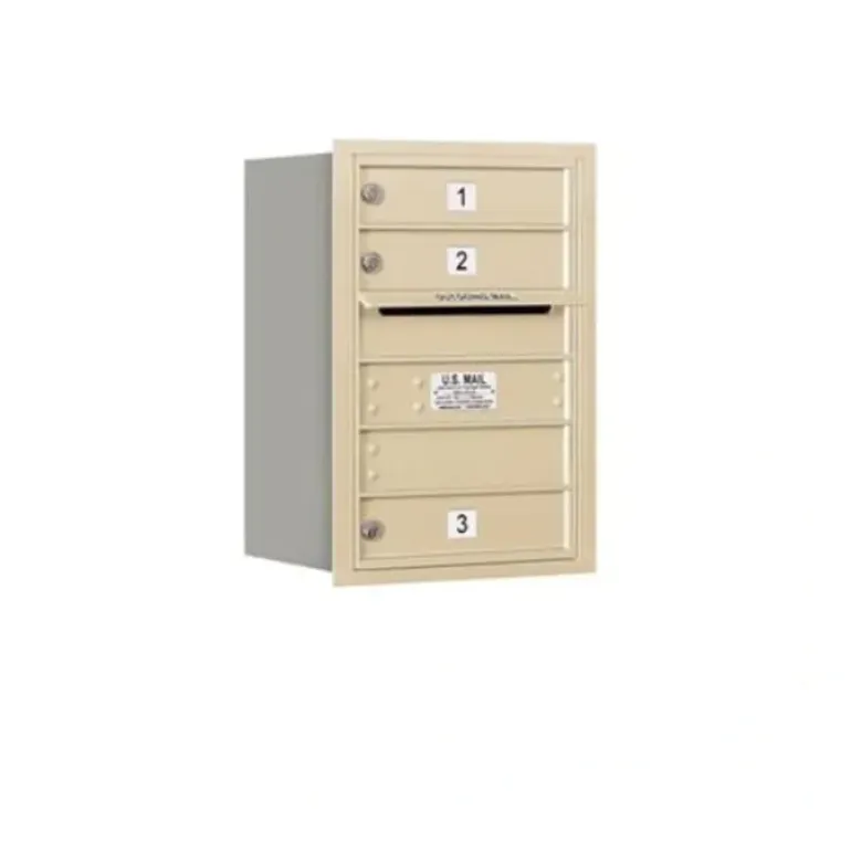 Mailboxes 3711S-09SRU Salsbury 11 Door High Recessed Mounted 4C Horizontal Mailbox with 9 Doors in Sandstone with USPS Sccess - Rear Loading - One-stop shop for professional tools and equipment.