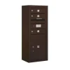 Mailboxes 3811S-04ZFP Salsbury 11 Door High Surface Mounted 4C Horizontal Mailbox with 4 Doors and 1 Parcel Locker in Bronze with Private Zccess - One-stop shop for professional tools and equipment.