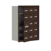 Mailboxes 19158-15ZRK Salsbury Recessed Mounted Cell Phone Locker with 15 Z Doors (14 usable) in Bronze - Keyed Locks - One-stop shop for professional tools and equipment.