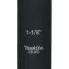 Makita A-99649 1& Deep Well SAE Impact Socket, 3/8& Drive - One-stop shop for professional tools and equipment.