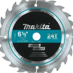 Makita A-90314 6‘1/2& 40T Carbide‘Tipped Circular Saw Blade, General Purpose - One-stop shop for professional tools and equipment.