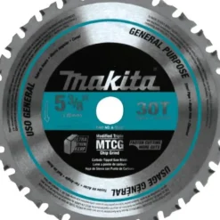 Makita A-95037 5‘3/8& 30T Carbide‘Tipped Saw Blade, Metal/General Purpose - One-stop shop for professional tools and equipment.