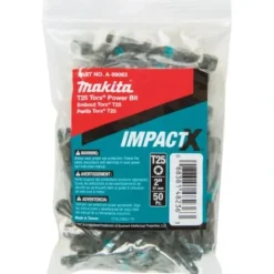 Makita A-99041 ImpactX, T15 Torx® 2³ Power Bit, 50/pk, Bulk - One-stop shop for professional tools and equipment.