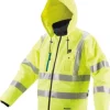 Makita DCJ206ZS 18V LXT® Lithium‘Ion Cordless High Visibility Heated Jacket, Jacket Only (S) - One-stop shop for professional tools and equipment.