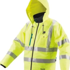 Makita DCJ206ZS 18V LXT® Lithium‘Ion Cordless High Visibility Heated Jacket, Jacket Only (S) - One-stop shop for professional tools and equipment.