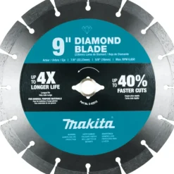 Makita E-02515 9& Diamond Blade, Segmented, General Purpose - One-stop shop for professional tools and equipment.