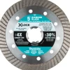 Makita E-07216 X‘LOCK 4‘1/2& Turbo Rim Diamond Blade for Masonry Cutting - One-stop shop for professional tools and equipment.