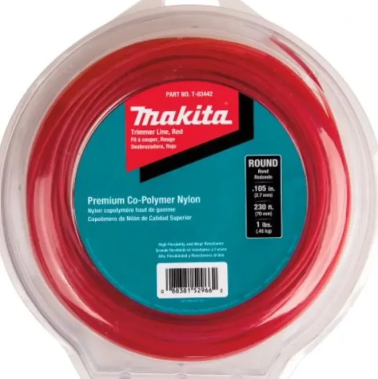 Makita T-03442 Round Trimmer Line, 0.105, Red, 230™, 1 lbs. - One-stop shop for professional tools and equipment.