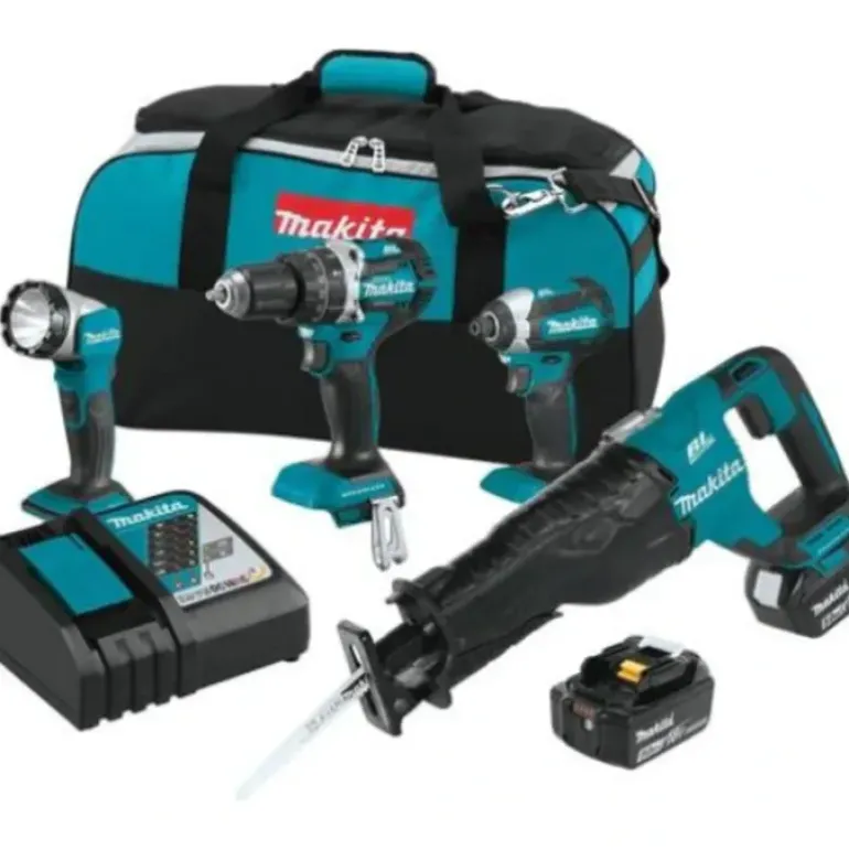 Makita XT453T 18V LXT® Lithium‘Ion Brushless Cordless 4‘Pc. Combo Kit (5.0Ah) - One-stop shop for professional tools and equipment.