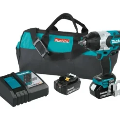 Makita XWT08T 18V LXT® Lithium‘Ion Brushless Cordless High‘Torque 1/2& Sq. Drive Impact Wrench Kit w/ Friction Ring Anvil (5.0Ah) - One-stop shop for professional tools and equipment.