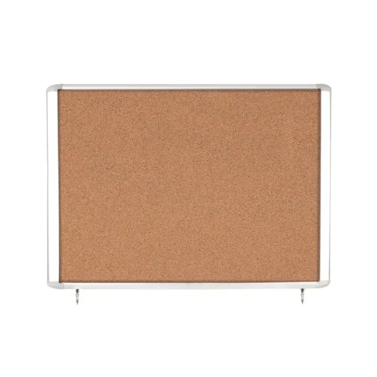MasterVision VT340601760 Weather Resistant Outdoor Cork Single Top Hinged Door Enclosed Bulletin Board - One-stop shop for professional tools and equipment.