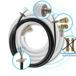 MRCOOL DIY35-1412C 35ft 1/4 x 1/2 Pre-Charged Lineset for DIY 9K, 12K & 18K Indoor, 4th Generation - One-stop shop for professional tools and equipment.