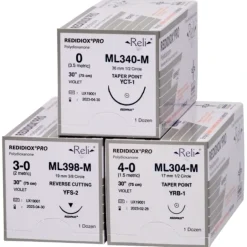 Myco Medical ML397-M - REDIDIOX® PRO Absorbable Monofilament, PDO Synthetic Suture, Size 4-0, Length 30&, 19 mm 3/8 Circle Reverse Cutting Needle - UOM 12/BX - One-stop shop for professional tools and equipment.