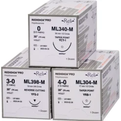 Myco Medical ML451-M - REDIDIOX® PRO Absorbable Monofilament, PDO Synthetic Suture, Size 3-0, Length 30&, 24 mm 3/8 Circle Reverse Cutting Needle - UOM 12/BX - One-stop shop for professional tools and equipment.