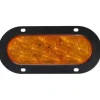 Peterson 822A-10 Led Turn Signal, Front & Rear Oval, Flange-Mount 7.88″X3.63″ Multi-Volt, Amber, Poly Bag - One-stop shop for professional tools and equipment.