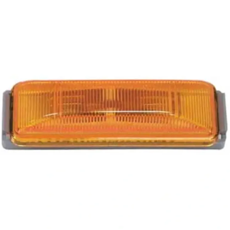 Peterson 154KA Incandescent Marker/ Clearance, Pc-Rated, Rectangular, Kit, 3.91″X1.20″, Amber, Poly Bag - One-stop shop for professional tools and equipment.
