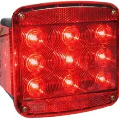 Peterson 840L Led Stop/Turn/Tail & Side Marker Light W/ License Light, Red, Poly Bag - One-stop shop for professional tools and equipment.