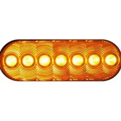 Peterson M821A-7 Led Turn Signal, Front & Rear, Oval, Grommet-Mount 6.5″X2.25″, Amber, Bulk Pack - One-stop shop for professional tools and equipment.