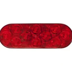 Peterson M821R-10 Led Stop/Turn/Tail, Oval, Grommet-Mount, 6.5″X2.25″, Multi-Volt, Red, Bulk Pack - One-stop shop for professional tools and equipment.