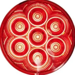 Peterson 826R-7 Led Stop/Turn/Tail, Round, Grommet-Mount, 4″, Red, Poly Bag - One-stop shop for professional tools and equipment.