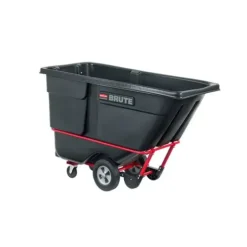 Rubbermaid FG131500BLA BRUTE ROTOMOLDED TILT TRUCK, STANDARD DUTY, 1 CUBIC YARD, BLACK - One-stop shop for professional tools and equipment.