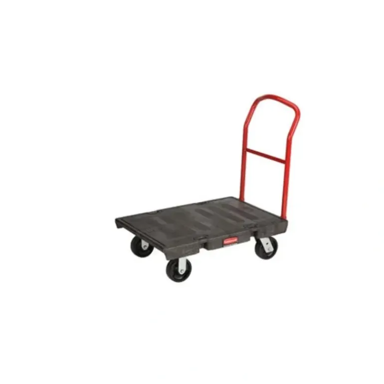 Rubbermaid FG447100BLA HEAVY DUTY PLATFORM TRUCK, 30& X 60& WITH 8& POLYOLEFIN CASTERS - One-stop shop for professional tools and equipment.
