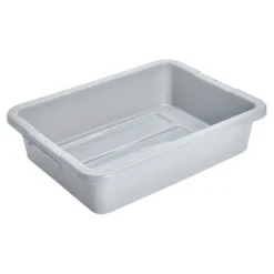 Rubbermaid FG334900GRAY BUS/UTILITY BOX 4.6 GAL GRAY - One-stop shop for professional tools and equipment.
