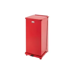 Rubbermaid FGST24EPLRD DEFENDERS® SQUARE STEP CAN 13 GAL RED - One-stop shop for professional tools and equipment.