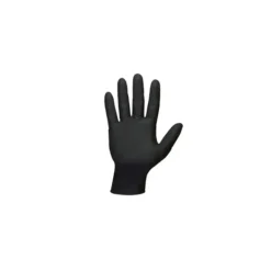 Shamrock 68111 - 68000 Series Black Latex Industrial Gloves, Powder Free, Textured, 5Mil, Small, (10 Boxes of 100) - One-stop shop for professional tools and equipment.