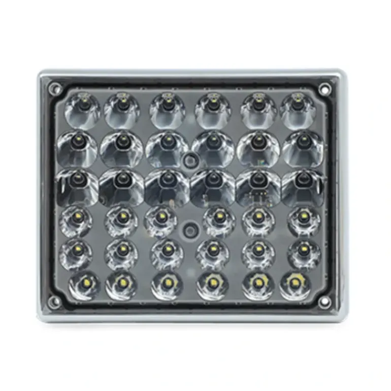 Soundoff Signal EMPSE15CC-W Mpower® 9X7 Scene Light, Screw Mount, Nfpa, Kkk-1822-F, 10-32 Vdc, 1.5' Pigtail, Clear Lens, 36 Led, Single Color, White - One-stop shop for professional tools and equipment.