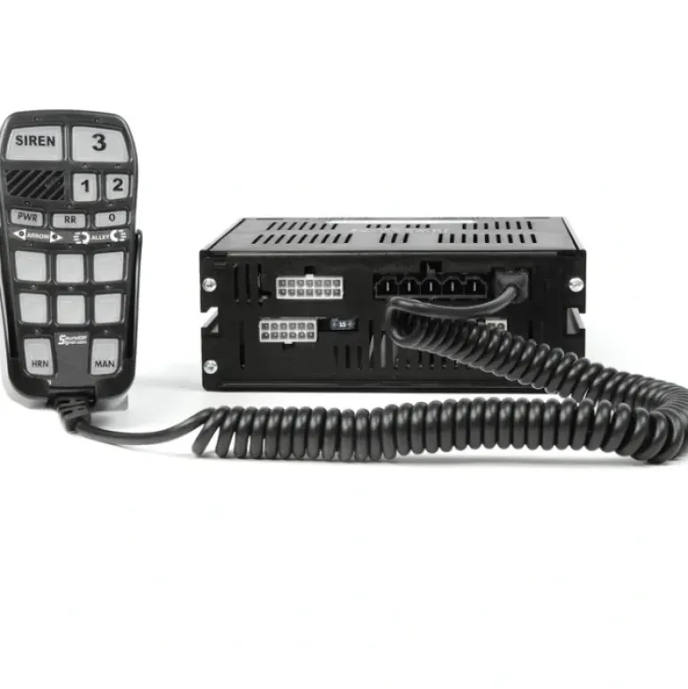 Soundoff Signal ETSA461HPP-EXT Nergy 400 Series Handheld Remote Siren W/ 13 Ft Coil Cable Length, 10-16V - 100 Watt Single-Tone - One-stop shop for professional tools and equipment.