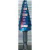 Spyder 19022 Mach-Blue 1/4-in 12-Step Drill Bit (3/16-in to 7/8-in) - One-stop shop for professional tools and equipment.